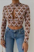 Autumn Cut Out Bluz 3018-08 resmi